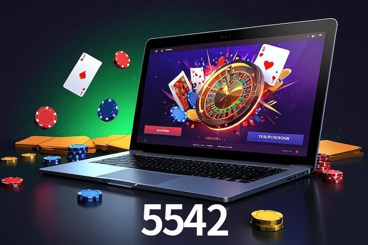 Sinta a adrenalina dos jogos de cassino com 5542